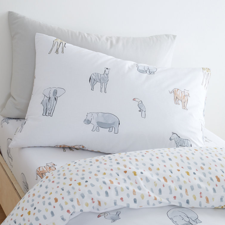 Bianca Zoo Animals Cotton Duvet Cover Set Wayfair.co.uk